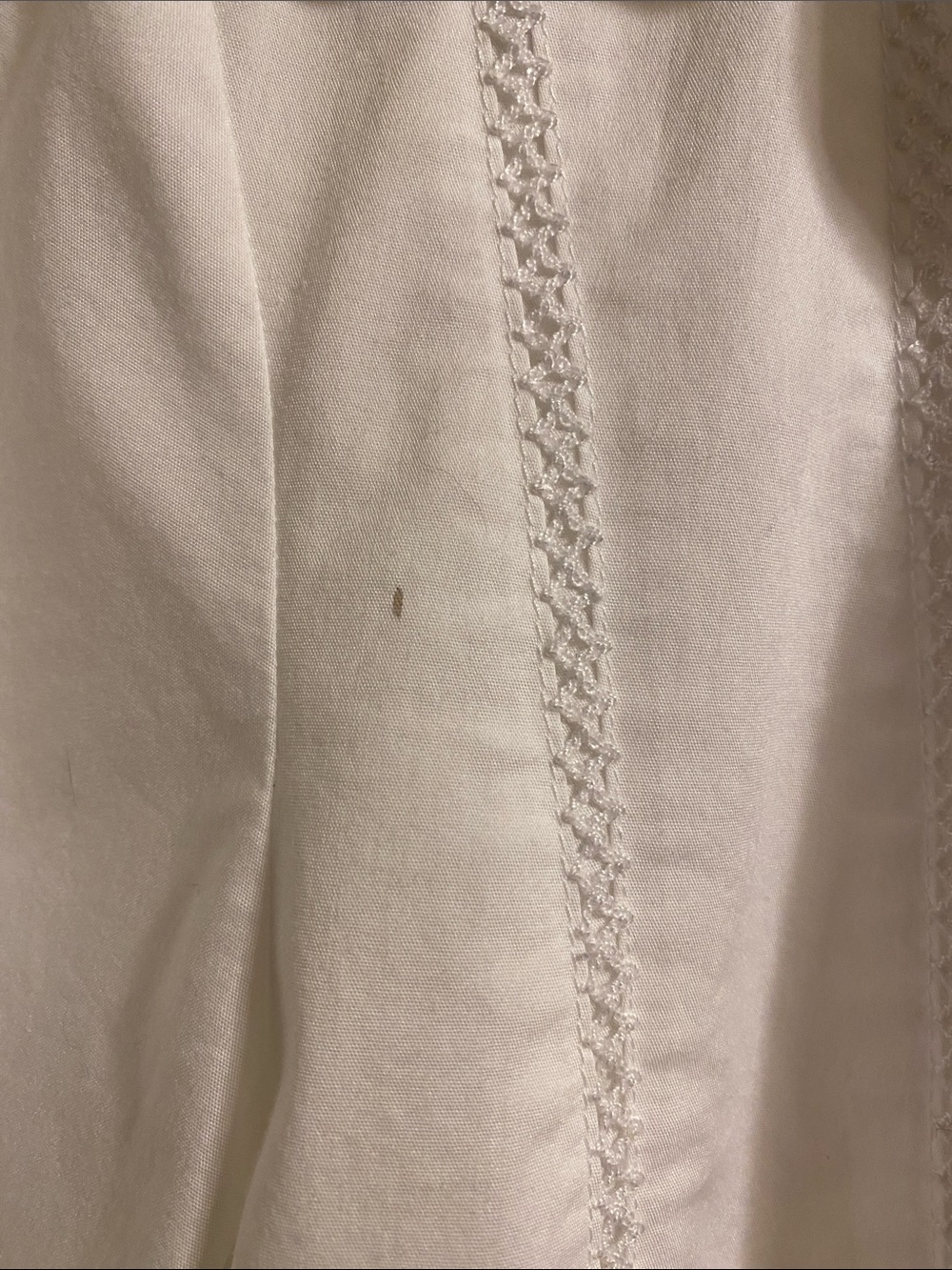 FDJ French Dressing White Pintuck Button-Up Blouse Size 8 - Picture 12 of 16